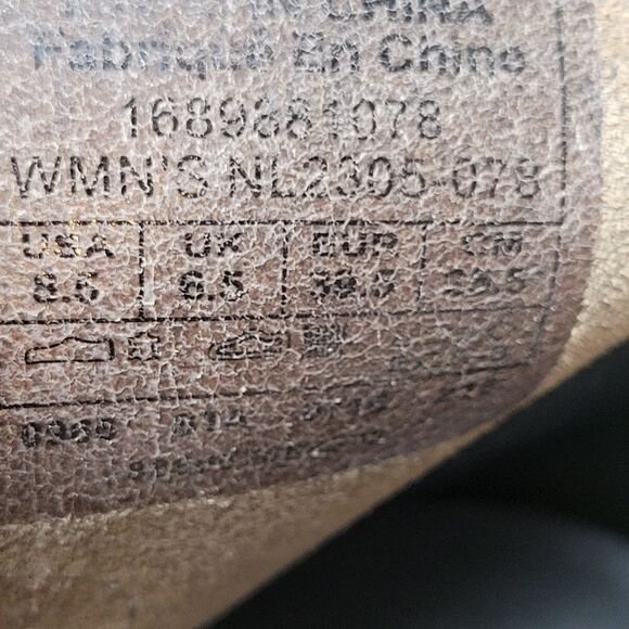 Sorel Women's NL2132 Brown Leather Joan of Arctic Wedge Waterproof Boots 8.5 - Picture 7 of 8